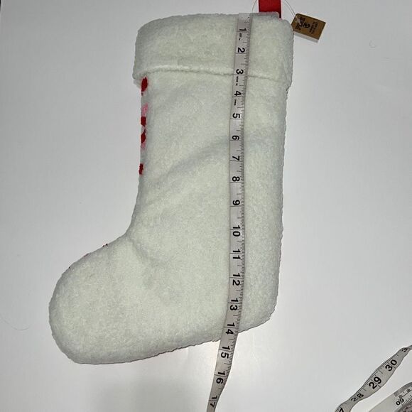NEW Victoria’s Secret PINK Sherpa Christmas Holiday Stocking LIMITED EDITION - Picture 6 of 6